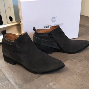 Corso Como suede leather bootie
